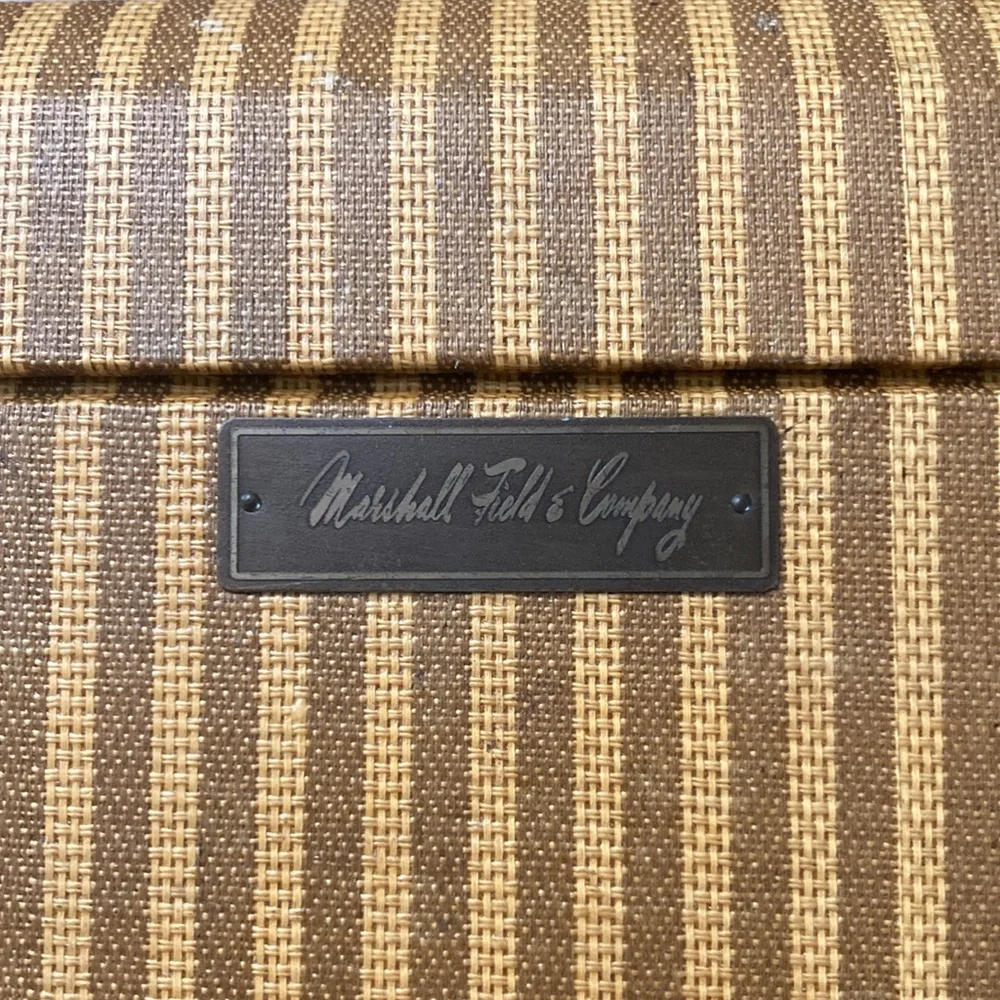 Marshall Fields Antique Train Case Luggage 1940’s?
